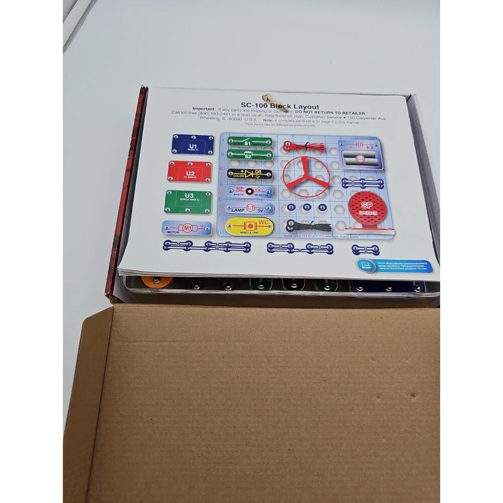 2 Snap Circuits Skill Builder SB-125 and Jr. SC-100 Homeschool Complete Sets